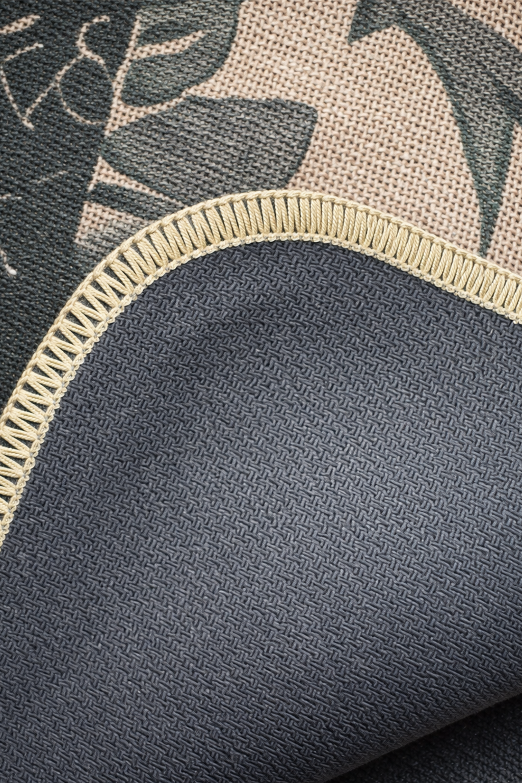 Alfombra Damasco Tipo Yute 80x160cm