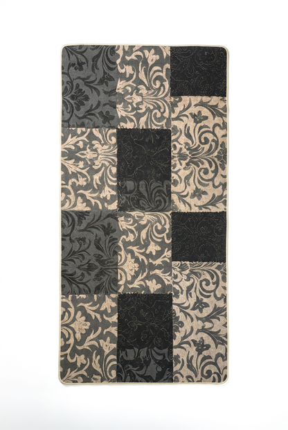 Alfombra Damasco Tipo Yute 80x160cm