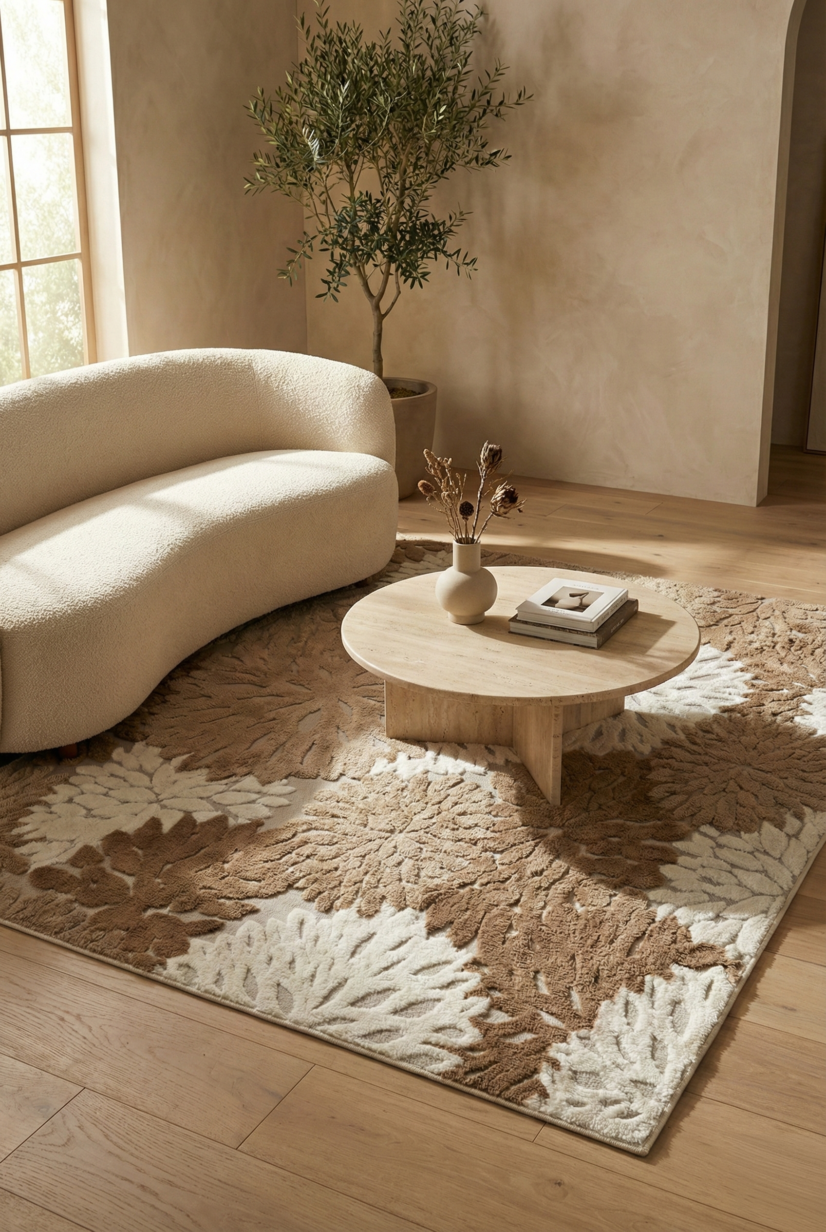 Alfombra Floral 160x200cm
